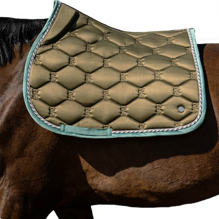 2023 PS of Sweden Signature Jump Saddle Pad 1110-039 - Olive